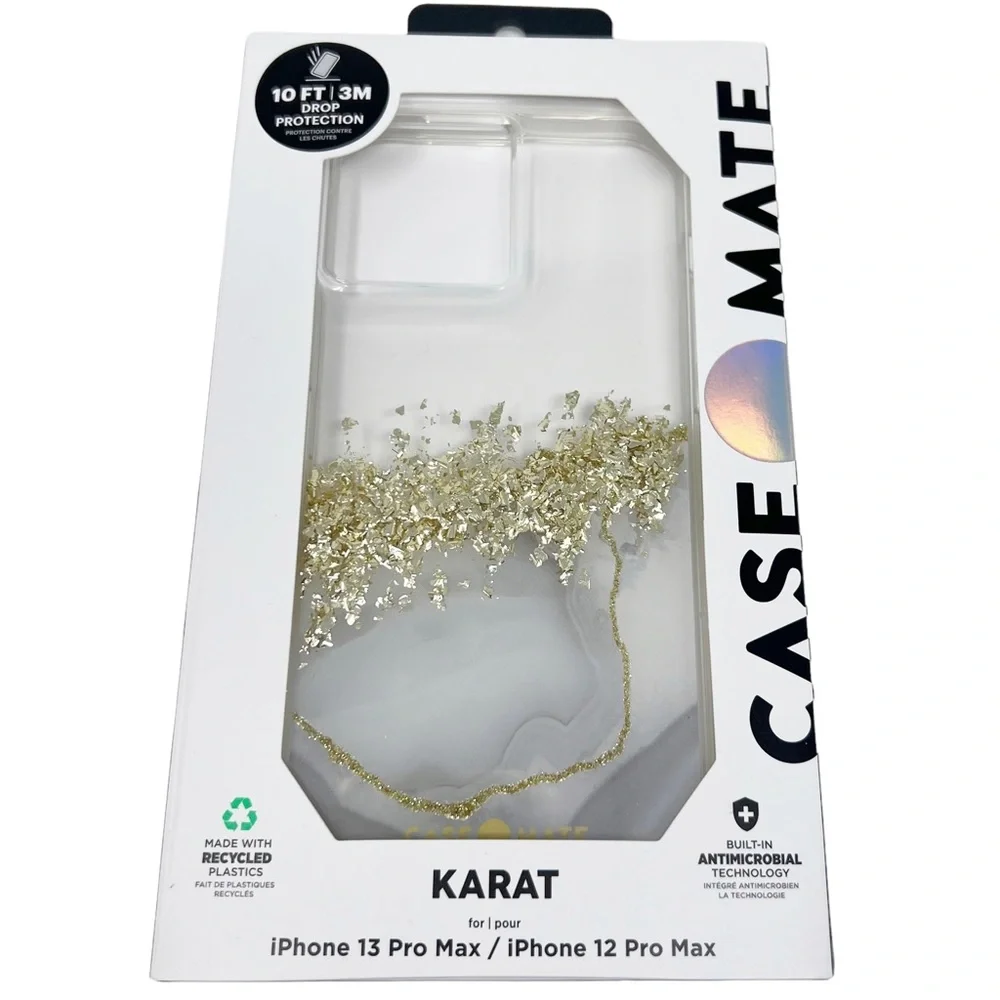 Case-Mate Karat Marble iPhone 12 13 Pro Max Case - Picture 4 of 6